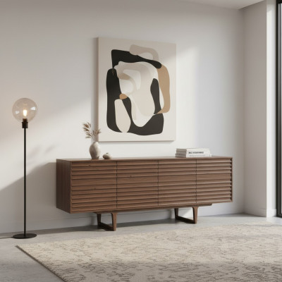 Modern Iesszëmmer Kommod Luxus Design Holz Miwwel Kommode Schaf Schief