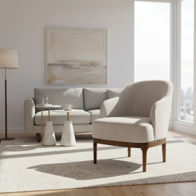 Luxus Fotell fir Wunnzëmmer a groer Faarf Design Lounge Club Miwwel Eenzelstull