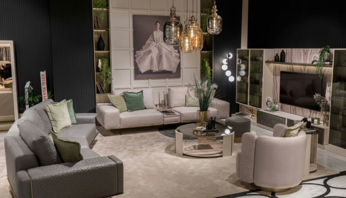 Sofagarnituren Wunnzëmmer 4+1+1 Set Sofagarnitur Modernen Design Miwwelen