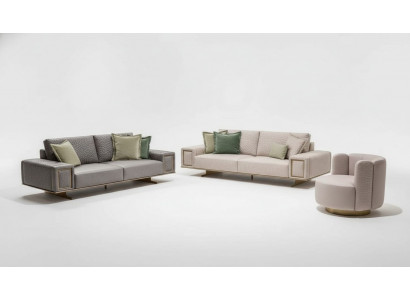 Sofagarnituren Wunnzëmmer 4+1+1 Set Sofagarnitur Modernen Design Miwwelen