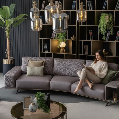 xxl Sofa Couch Polster Miwwelen ofgerënnt Couch Sofas Grouss Couchen 363cm