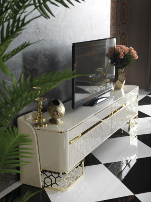 Wunnzëmmerschaf Highboard Anrichte Kommode Schafkonsol Fernsehstänner