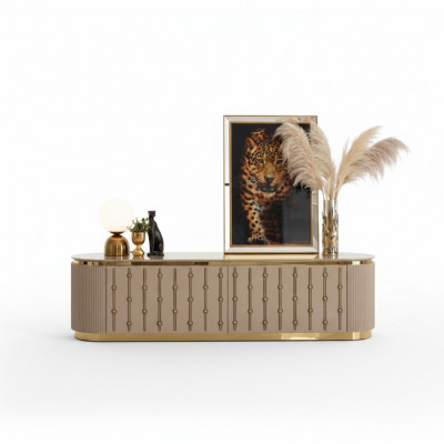 RTV Schaf Wohnzimmer Miwwel Luxus Ariichtung TV Sideboard Miwwel Stänner