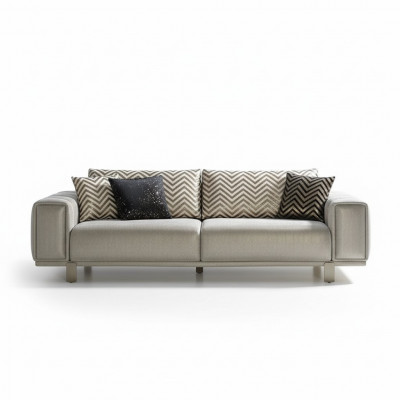 Luxus Miwwel Canapé 2 Sëtzer Wunnzëmmer Canapé Design Zweisëtzer Canapéën