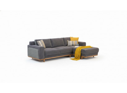 Luxus Ecksofa L-Form fir Wunnzëmmer Modernen Designen Nei a Qualitativ héichwäerteg Miwwelen