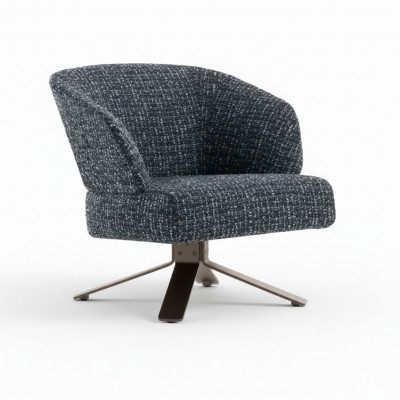 Luxuriéise Fotell Ergonomesche Lounge-Fotell Polsterung am modernen Design