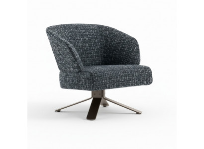 Luxuriéise Fotell Ergonomesche Lounge-Fotell Polsterung am modernen Design
