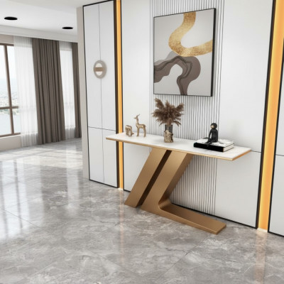 Modern Konsolendësch Design Holz Dësch Konsol Konsolendëscher Säitendësch