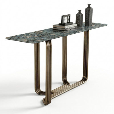 Konsolendësch Holz Dësch Konsol Luxus Konsolendëscher Design Edelstol