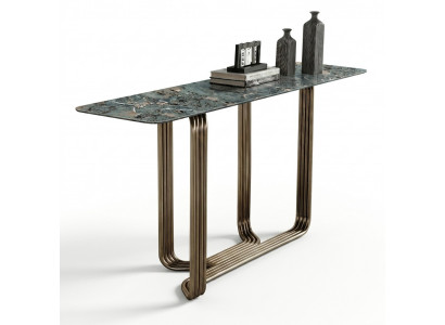 Konsolendësch Holz Dësch Konsol Luxus Konsolendëscher Design Edelstol