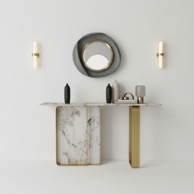 Konsolendësch Designer Holz Dësch Konsole Konsolendëscher Konsole Miwwelen