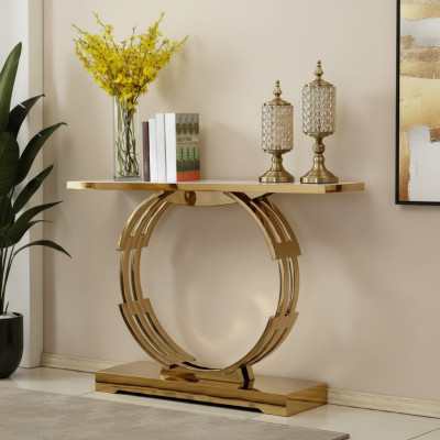 Konsole Luxus Sideboard Konsolendësch Anrichte Edelstol Wunnzëmmer Nei