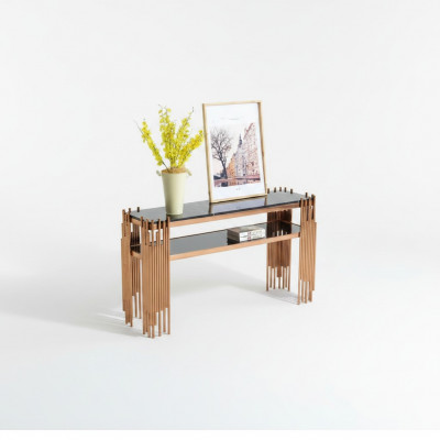 Wunnzëmmer Konsolendësch Sideboard Konsol Kommode Anrichte Mauer Dësch
