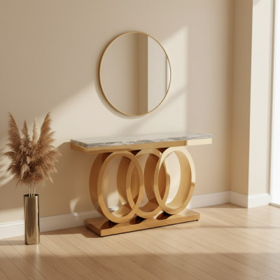 Konsolendësch Wunnzëmmer Dëscher Konsole Modern Designer Sideboard Nei