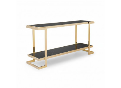 Wunnzëmmer Konsolendësch Modern Luxus Edelstol Dësch Konsol Gold