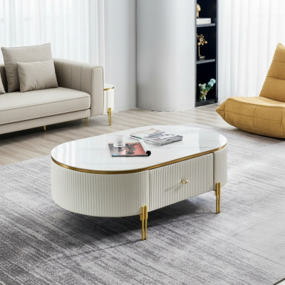 Luxus Modernen Couchtisch Dësch Design Kaffisdësch Wunnzëmmer Niewendësch