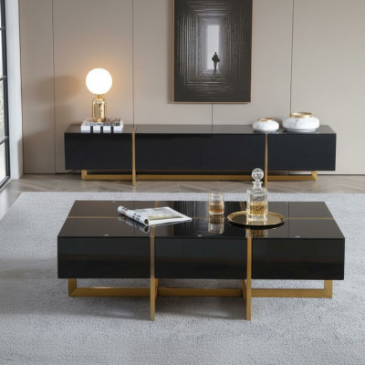 Couchtisch Luxus Dësch Modern Dëscher Wunnzëmmer Couchtischen Miwwelen Holz