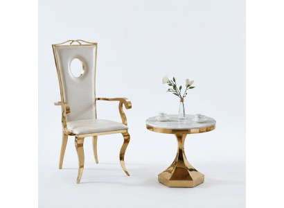 Couchtisch Luxus Modern Design Dësch Wunnzëmmer Bäistelltisch 60x54