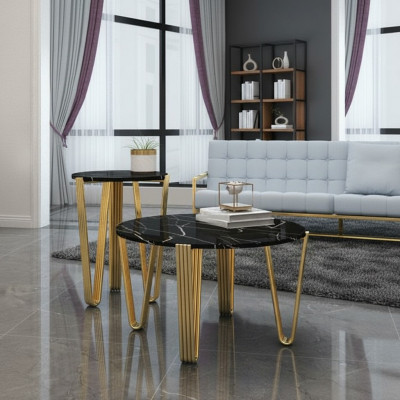 Wunnzëmmer Design Miwwelen Dësch Luxus Nolwentësch Modern
