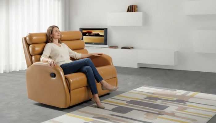 Modern Zweesëtzer Canapé Kënschtleder Design Sofa Sëtz Wunnzëmmer Miwwelen Brong