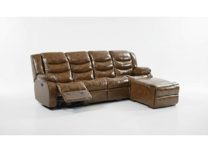 Design Sofa 4-Sëtzer Wunnzëmmer Miwwelen Luxus Sofa Pouff Luxus Miwwelen