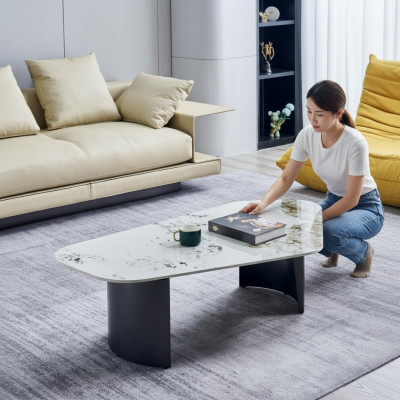 Couchtisch Dësch Luxus Design Dëscher Kaffi Wunnzëmmer Marmor Nei