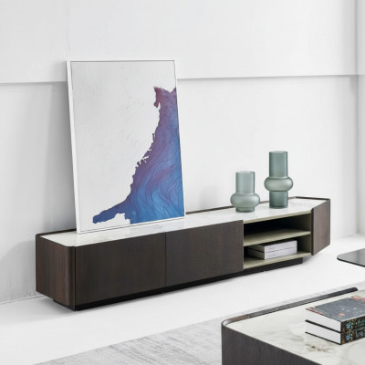 Luxus Sideboard RTV Lowboard Wunnzëmmer Holz Lowboard Modernen Design