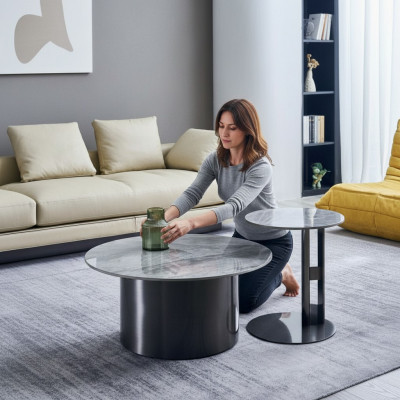 Couchtisch Modernt Still Wohnzimmer Dësch Kaffisdësch Niewendësch Nei