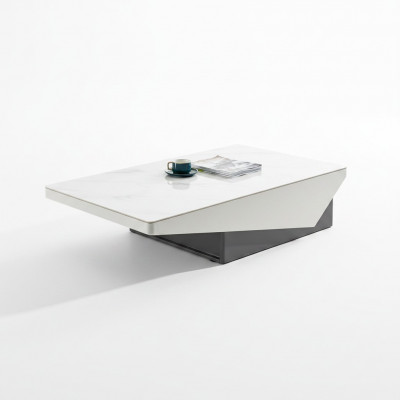 Moderne Luxus Designer Canapé Dësch Wunnzëmmer Dësch Bäistell Dëscher Holz