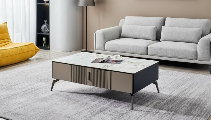 Couchtisch Wunnzëmmer Design Miwwelen Dësch Luxus Säitendësch Holz Modern