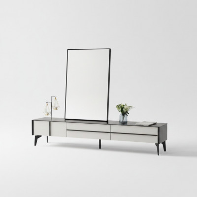 Wunnzëmmer Sideboard Holz Modern Miwwel Lowboard rtv tv Schaf Miwwel