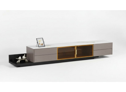 Modern Wunnzëmmermiwwelen Lowboard RTV Schaf Regal Holzmiwwelen Gro Neit