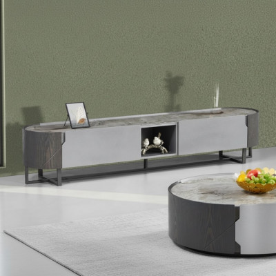 Niddreguelt RTV-Schräin Wunnzëmmer Regal Luxus Designer Kommode Anrichte