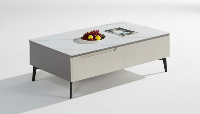 Miwwelen Design Dësch Couchtisch Niewendësch Wohnzimmer Luxus Holz Nei
