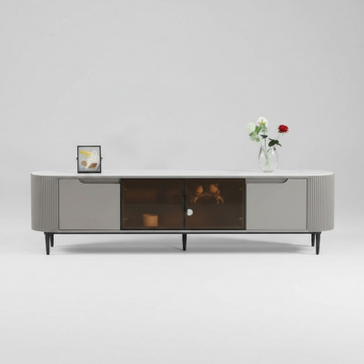 RTV Lowboard TV Ständer Sideboard Holz Gro Luxus Wunnzëmmer Design