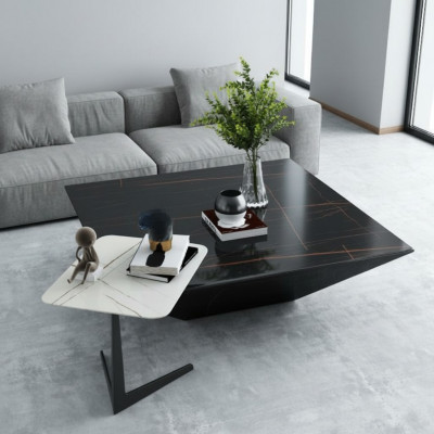 Couchtisch Design Luxus Dëscher Wunnzëmmer Miwwelen Moderne Säitentafel
