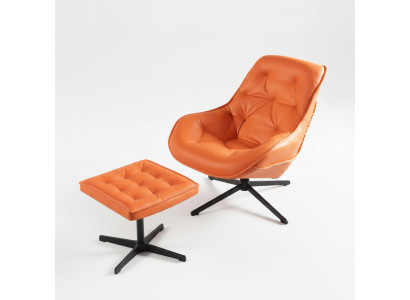 Klassesch Design Polstersëtzer Set Chesterfield Sëtz Garnitur + Hocker