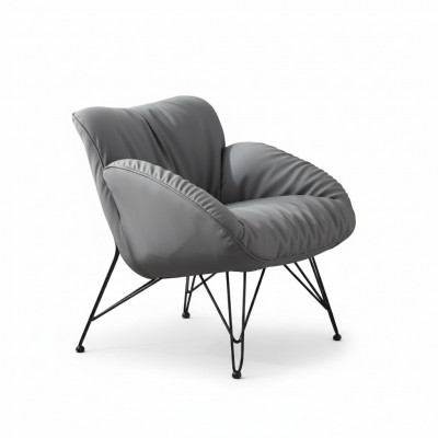 Design Sesel Textil Luxus Canapé 1 Plaz Sofa Relax Lounge Club Polster