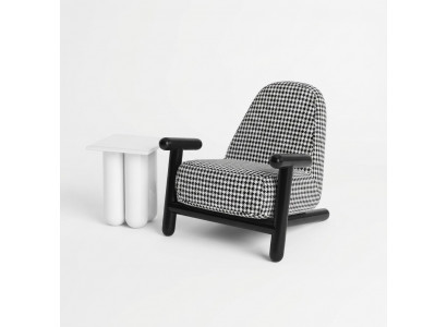 Sessel Design Sofa 1 Sëtzer Relax Textil Lounge Luxus Polster Club Nei