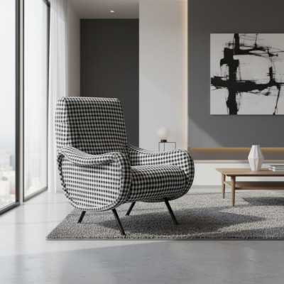 Sessel Design Modern Wunnzëmmer Luxus Polstersessel Miwwelen Relax Club