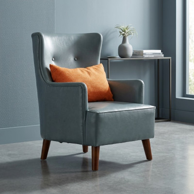 Design Ouerensessel Konschtläder Couch Sofa Polstersëtz Einsëtzer Sessel Nei