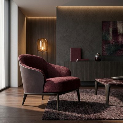 Designer-Fauteuil Konferenzsessel Iesszëmmerstull Bürostrull a Rout nei