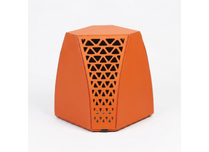 Wunnzëmmer Dësch um Canapé Orange Stil Modern Material Holz Luxus