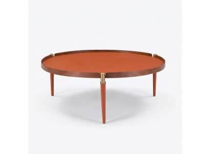Couchtisch Wunnzëmmer Miwwelen Luxus Modern Design Dësch Orange Couchtischen