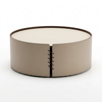 Wunnzëmmer Ronn Couchtisch gréng Luxus Design neit Material Holz