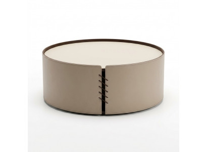 Wunnzëmmer Ronn Couchtisch gréng Luxus Design neit Material Holz