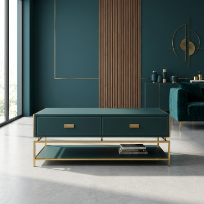 Wunnzëmmer Stuffdësch Luxus Design Stil Modern Stuffdëscher Holz Gréng