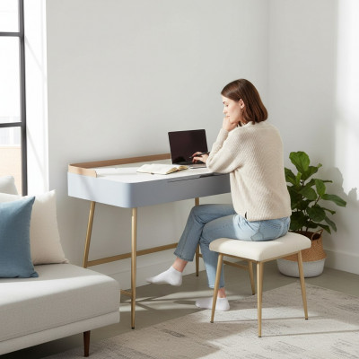 Schlofkummer Make-up Dësch Design Luxus Miwwelen Modern Sideboard Kommode