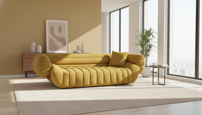 Wunnzëmmer Sofa 4 Sëtz Sofas Luxus Polstersofas Luxus Designer Couch