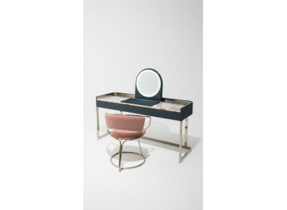 Schlofkummer Miwwelen Schminktisch Designer Schminkstull Luxus Holzmiwwelen